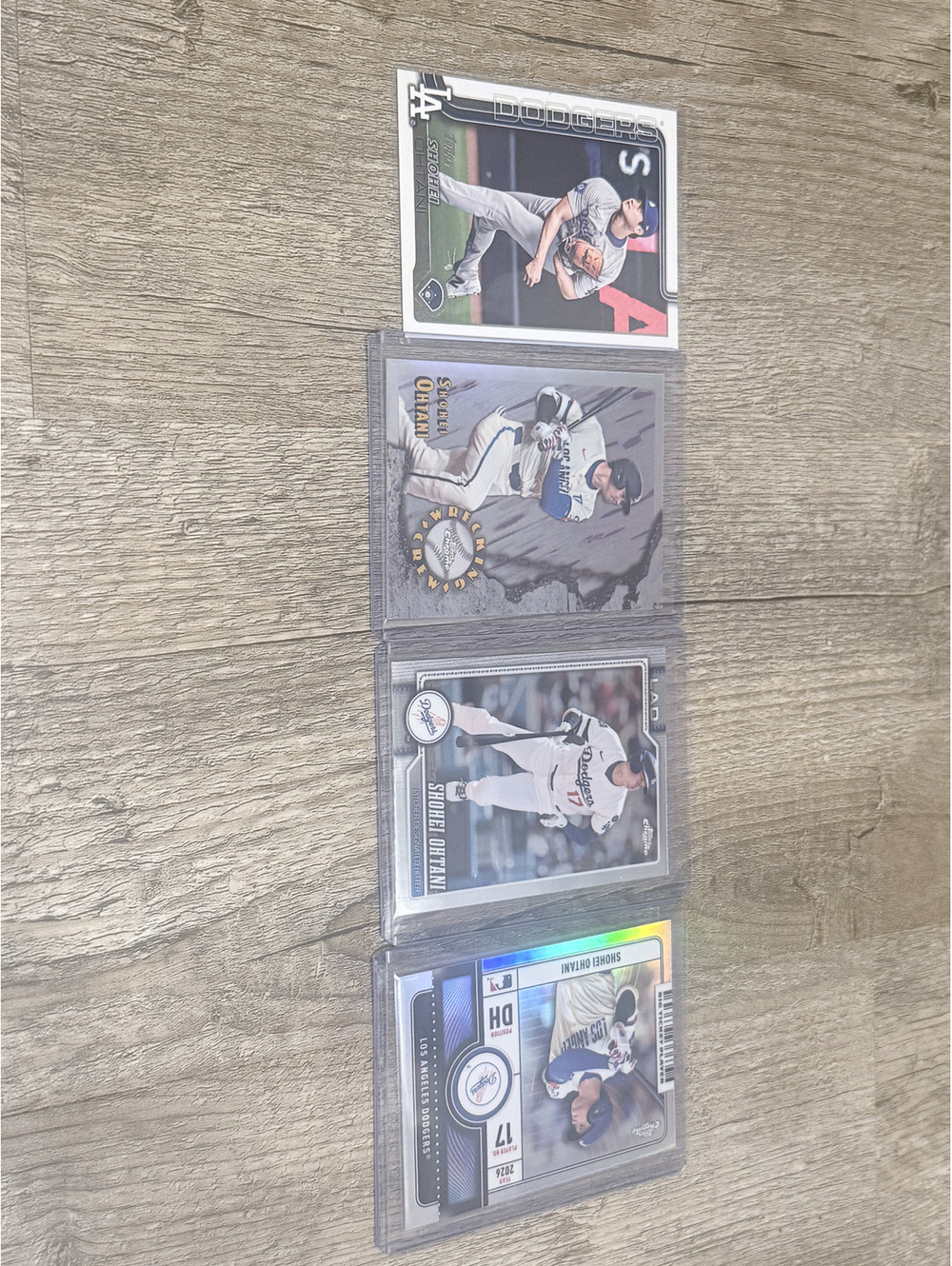 2026 Topps Chrome Shohei Ohtani 4 Card Lot Base Inserts Wrecking Crew